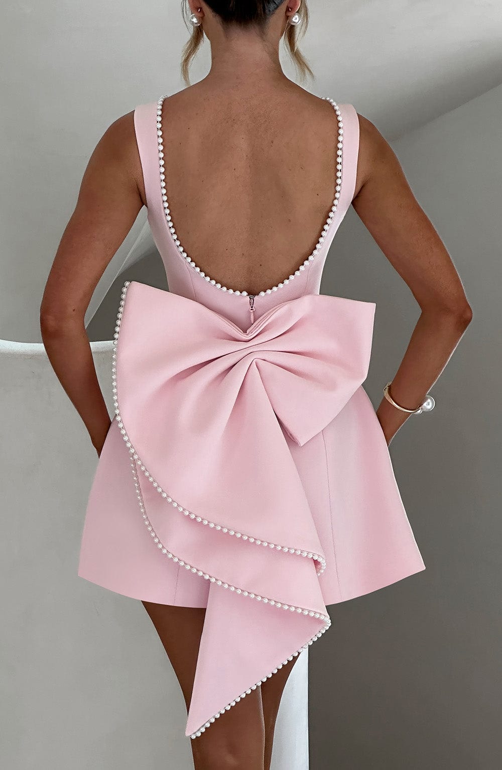 Mia | Elegant Structured Women's Mini Dress for Formal Events 2