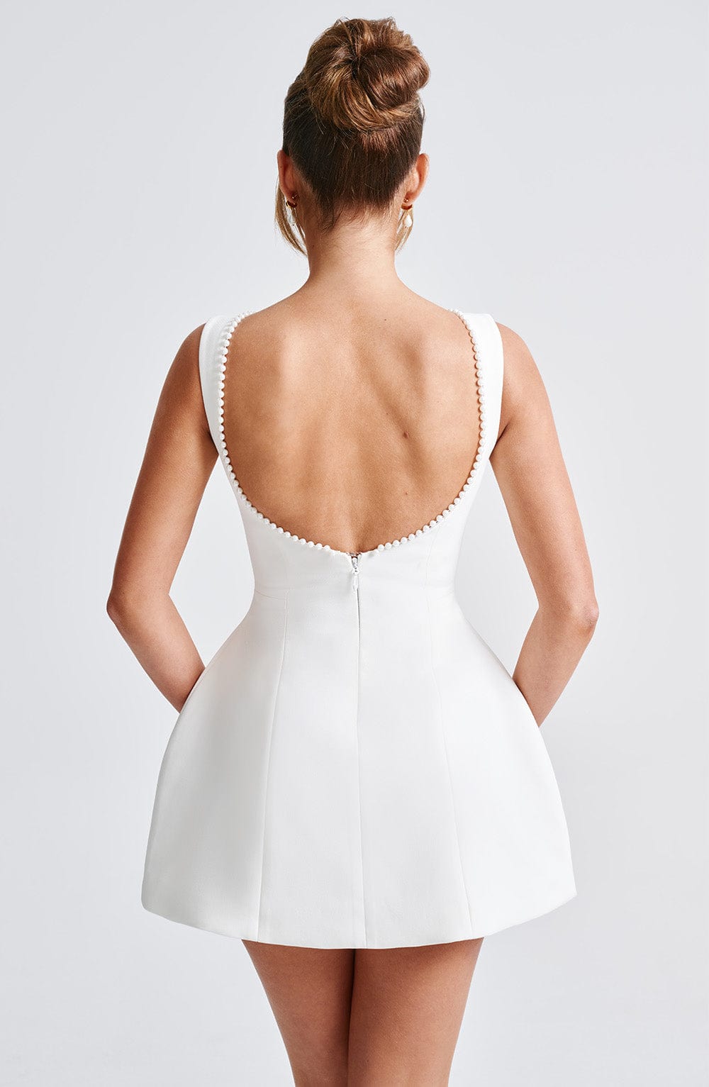 Mia | Elegant Structured Women's Mini Dress for Formal Events 7