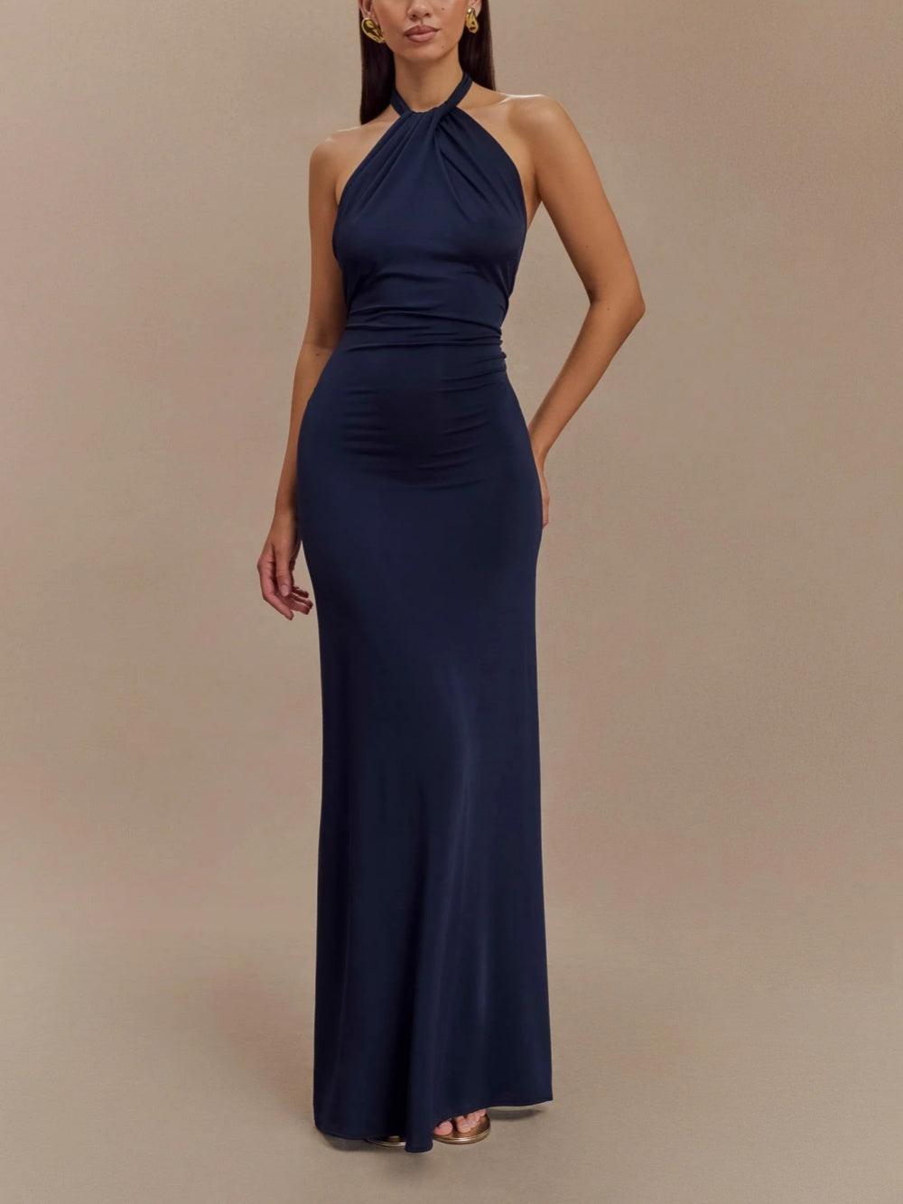 Mia | Elegant Twisted Knot Maxi Dress for Formal Events 4
