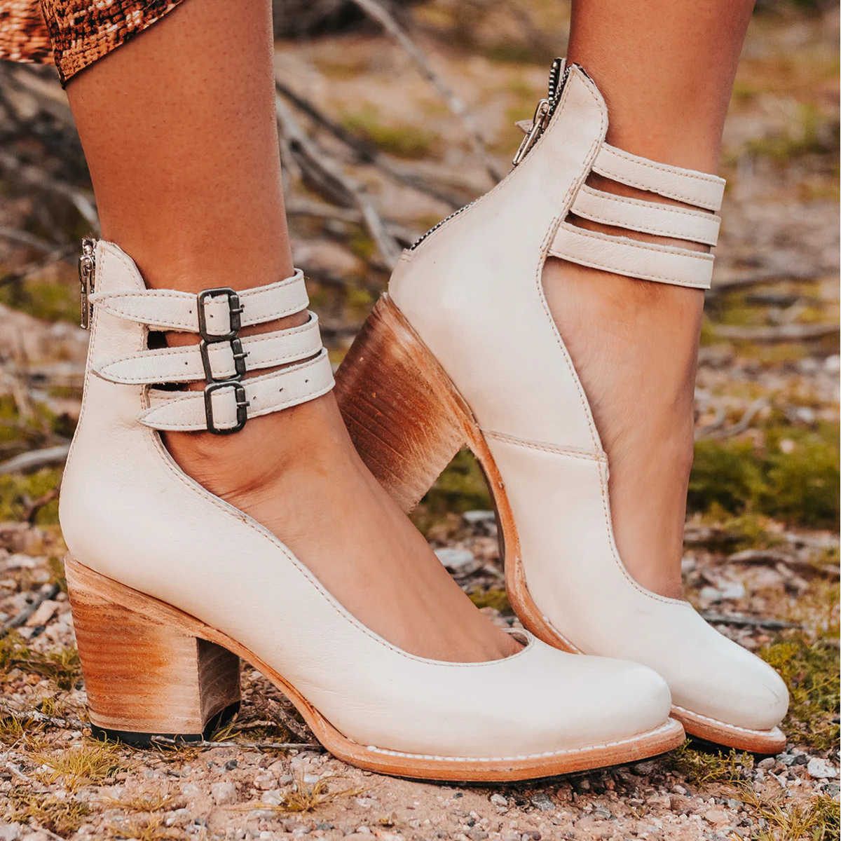 Mia | Elegant Vintage Strappy Ankle Strap Heels 3