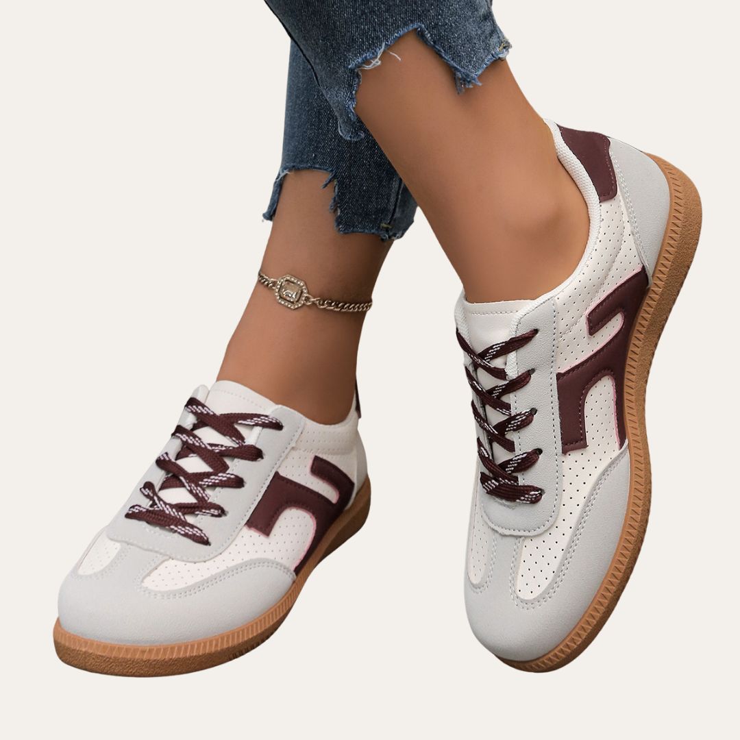 Mia | Stylish Comfortable White Sneakers for Women 2
