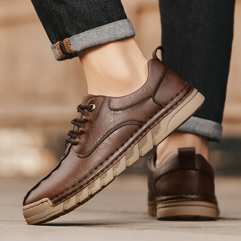 Noah | Stylish Comfortable Leather Sneakers 0