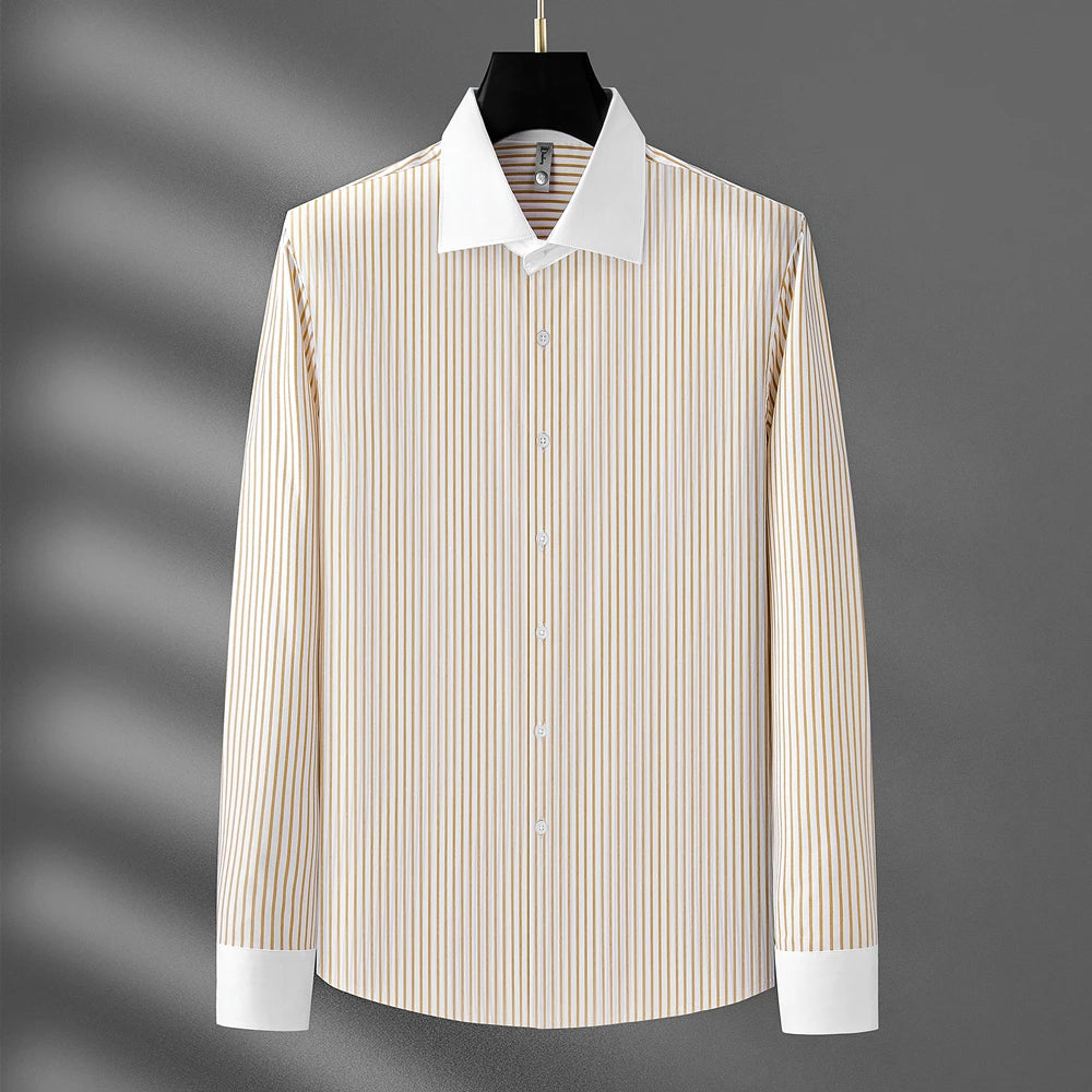 Oliver | Classic Lightweight Pinstripe Men's Dress Shirt 3