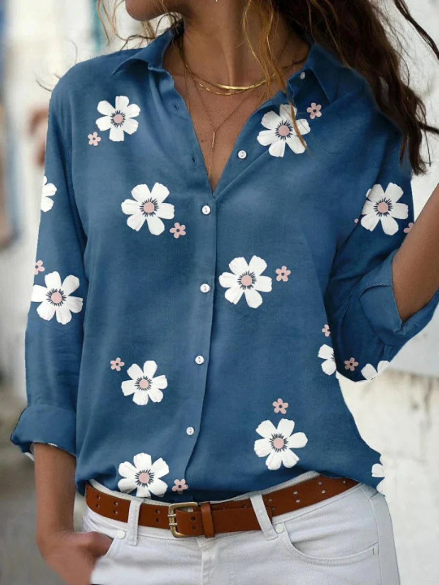Olivia | Charming Floral Long Sleeve Blouse 2