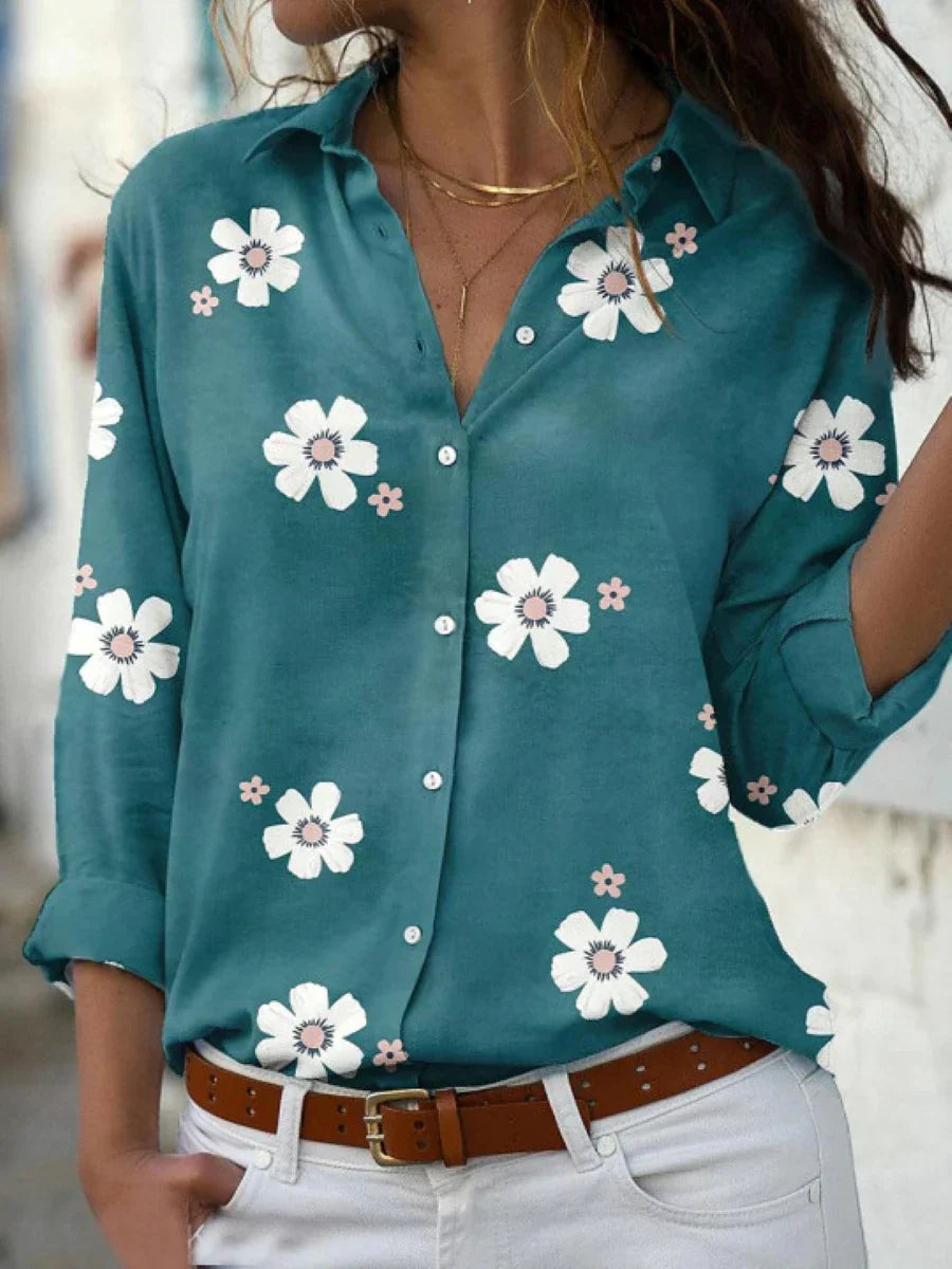 Olivia | Charming Floral Long Sleeve Blouse 3