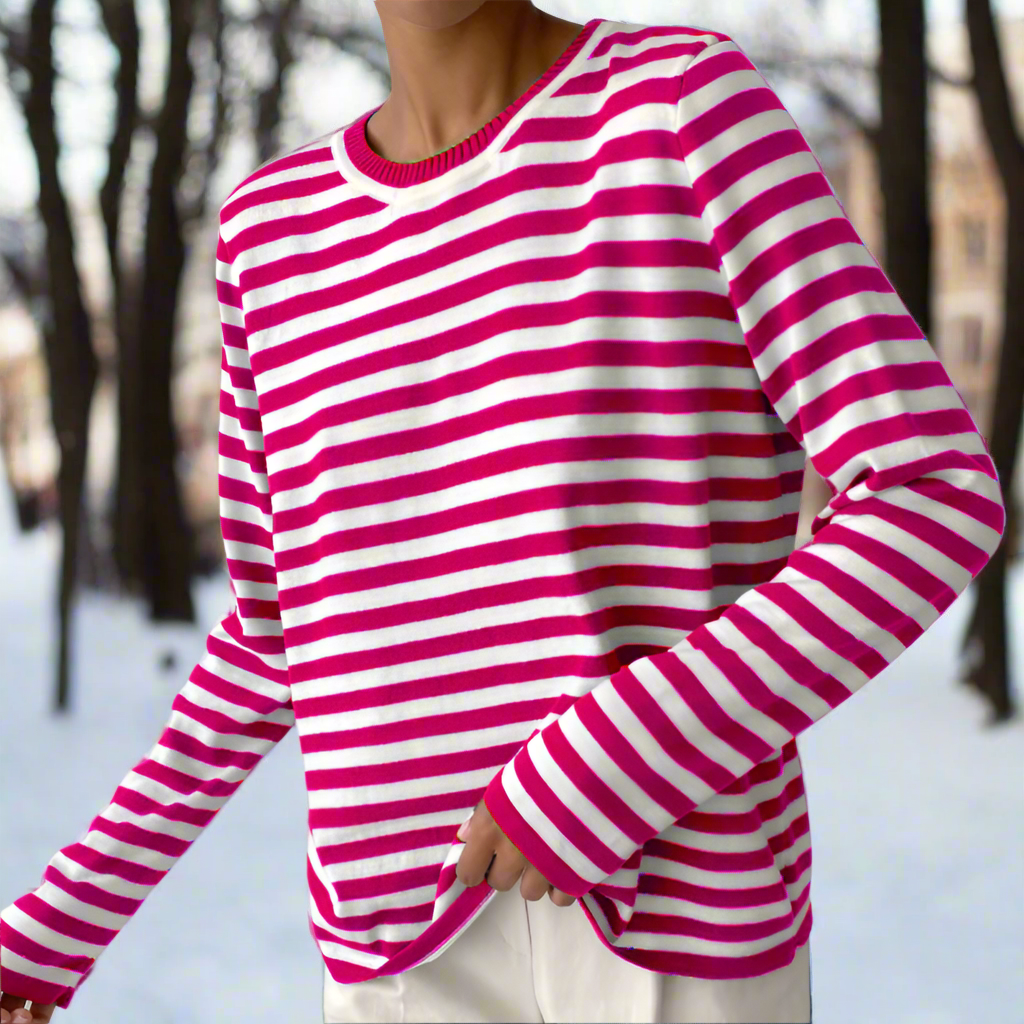 Olivia | Classic Striped Casual Women's Top 11