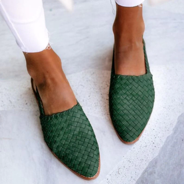Riley Collection | Ballet Flats for Women with Woven Texture & Comfortable Fit 4