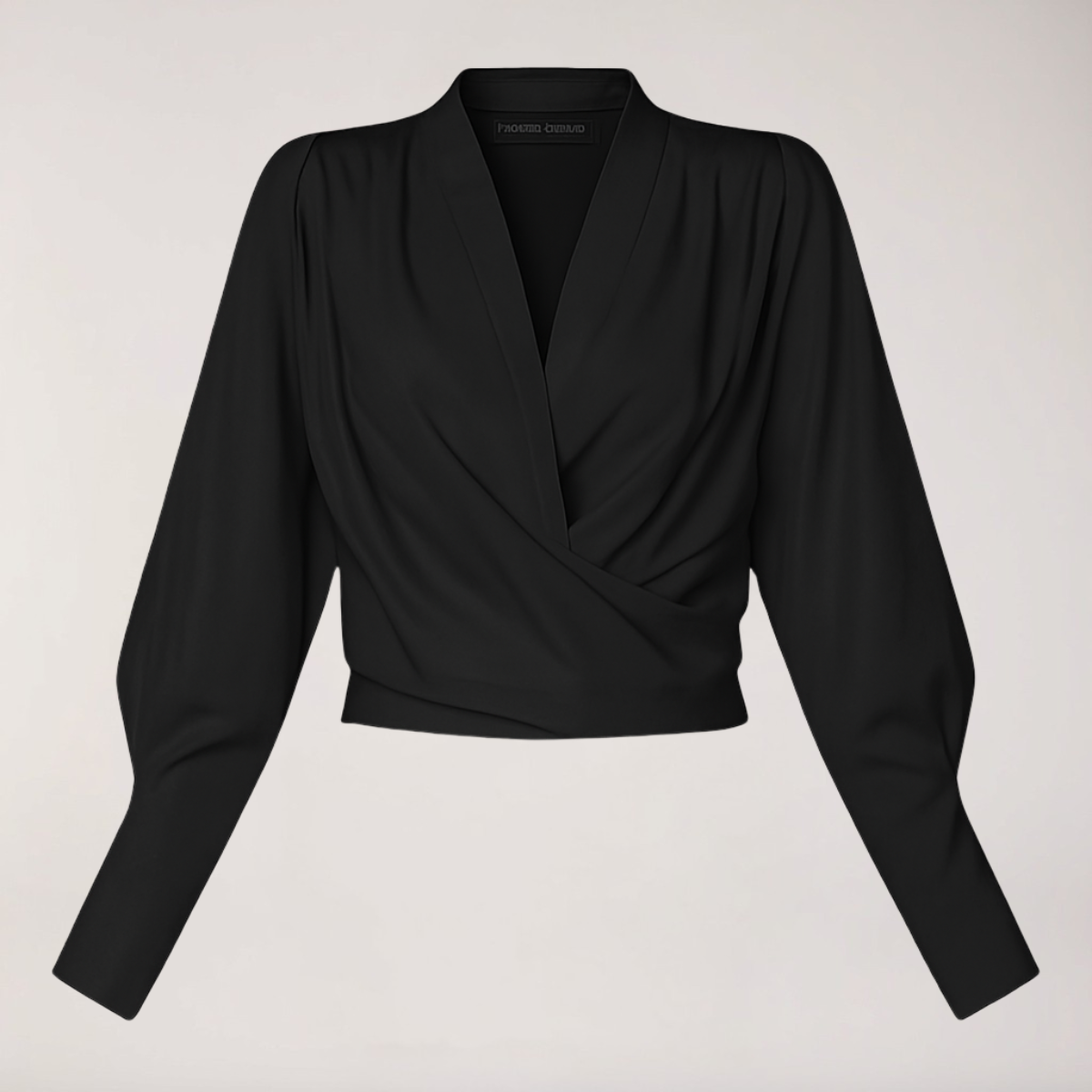 Samantha | Chic V-Neck Puff Sleeve Blouse for Women 1