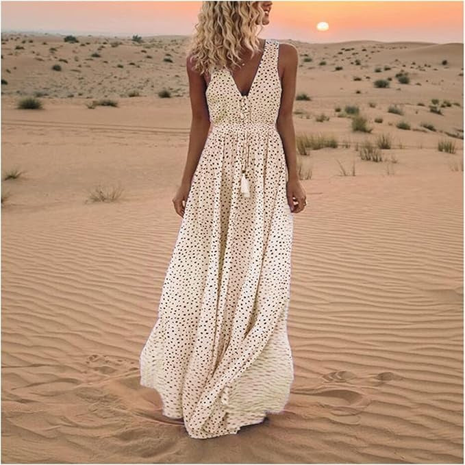 Samantha | Floral Bohemian Maxi Dress for Women 0