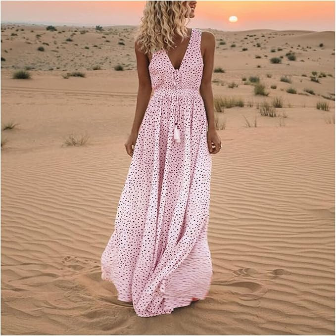 Samantha | Floral Bohemian Maxi Dress for Women 1