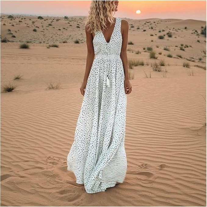 Samantha | Floral Bohemian Maxi Dress for Women 3
