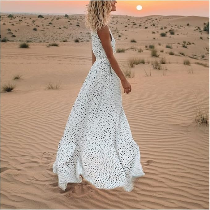 Samantha | Floral Bohemian Maxi Dress for Women 4