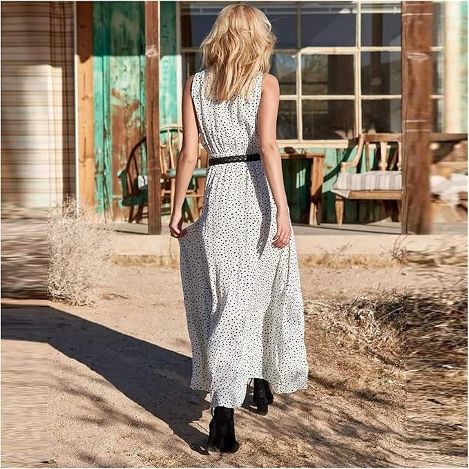 Samantha | Floral Bohemian Maxi Dress for Women 5