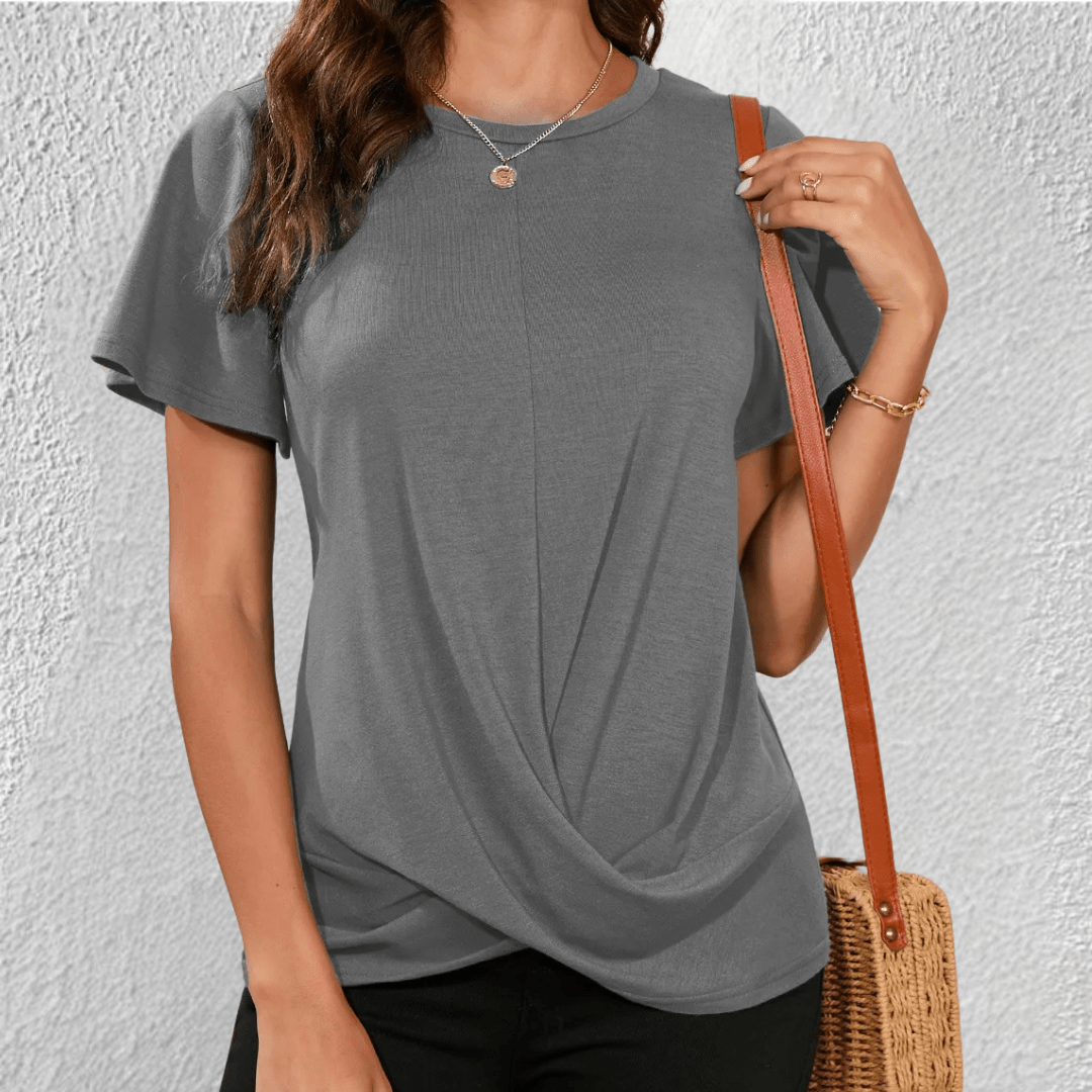 Samantha | Stylish Black Crop Top T-Shirt for Women 1