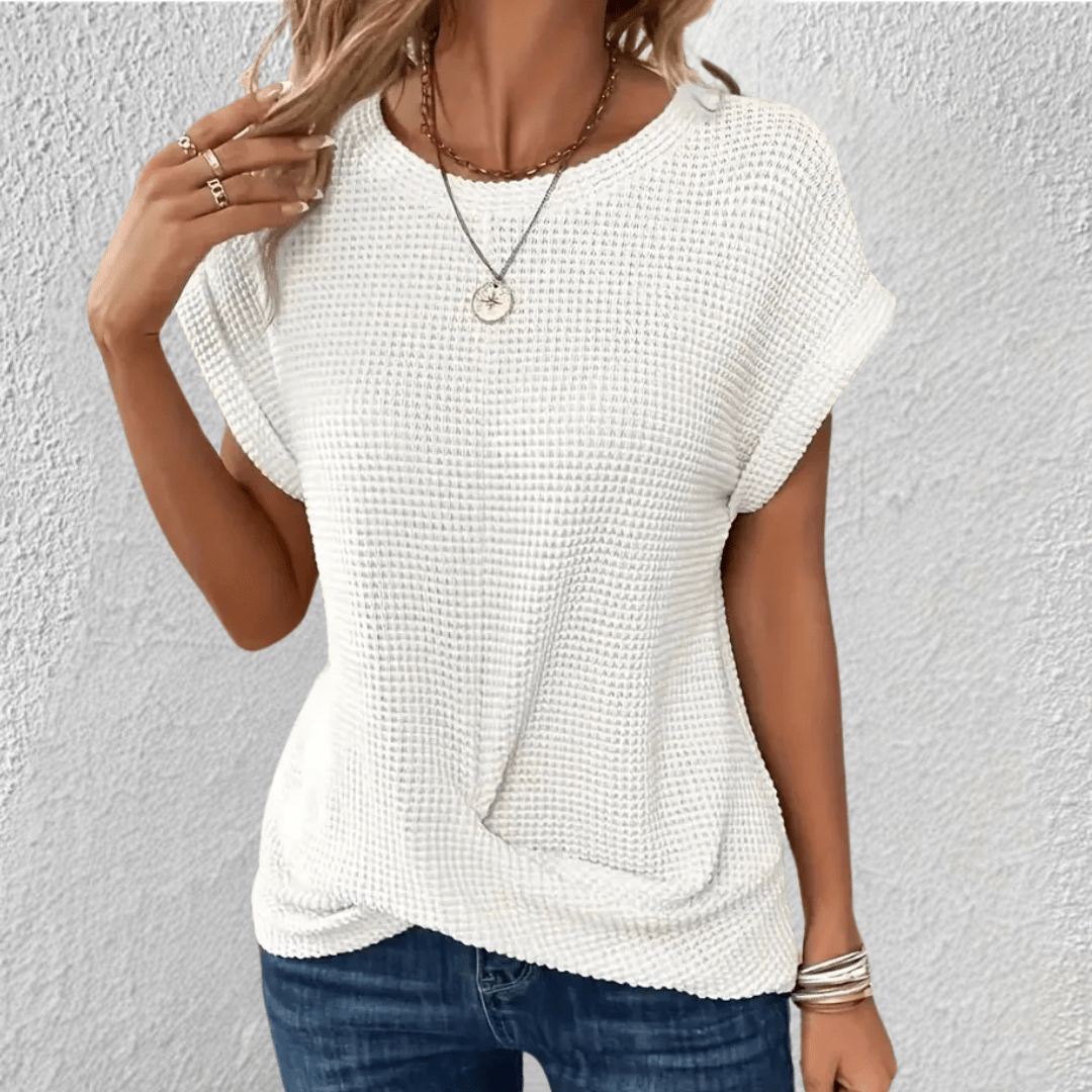Scarlett | Trendy Twist Front Women's Top for Going Out 1