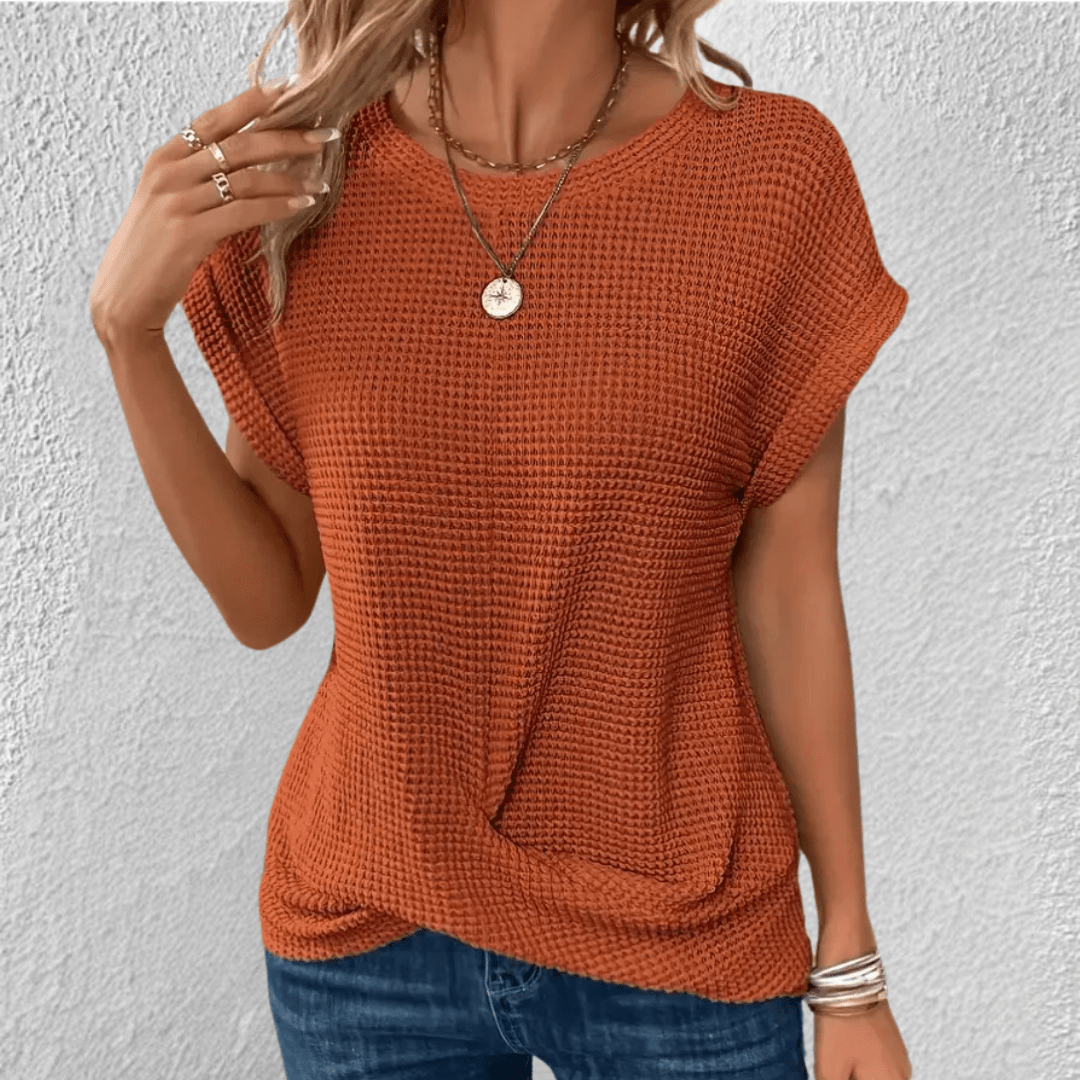 Scarlett | Trendy Twist Front Women's Top for Going Out 2