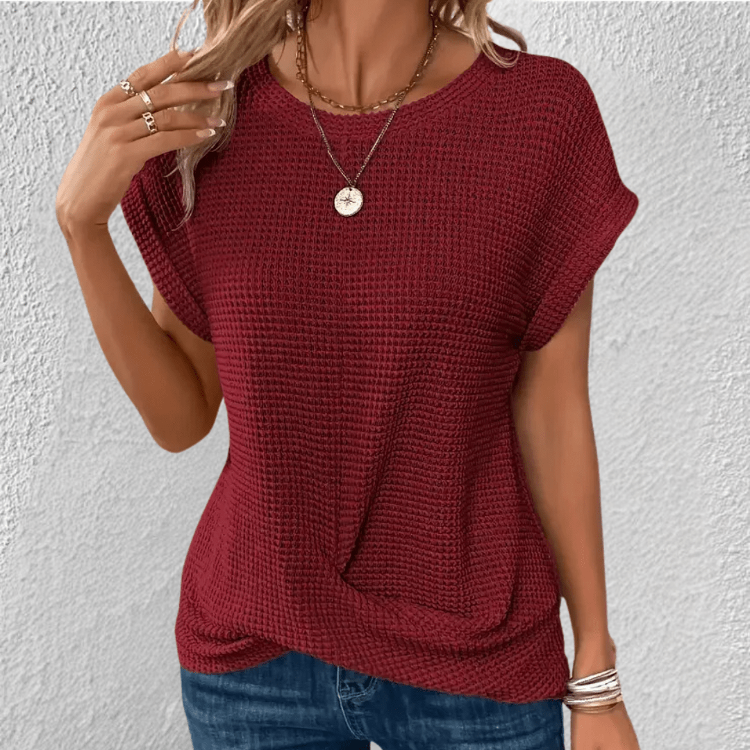 Scarlett | Trendy Twist Front Women's Top for Going Out 3