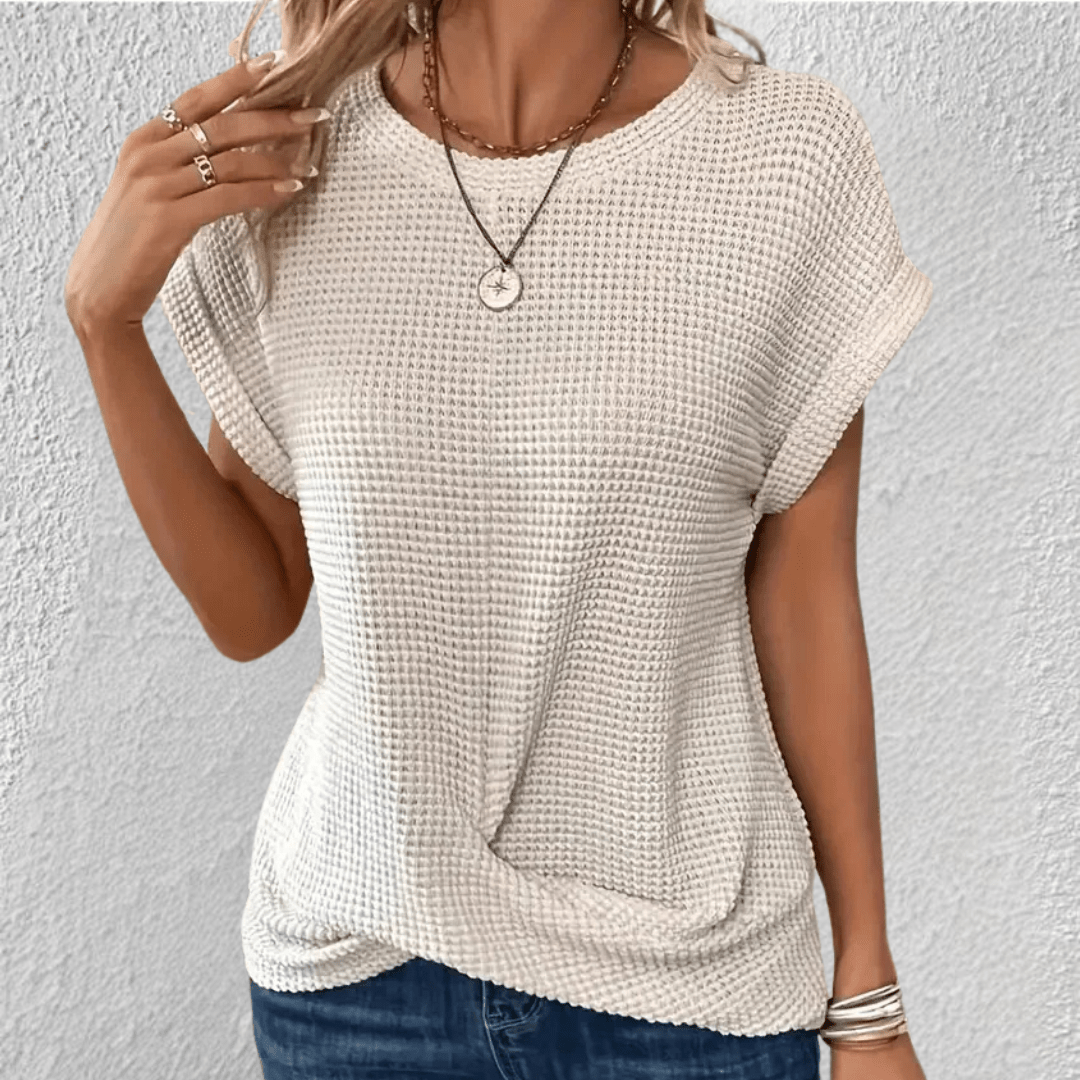 Scarlett | Trendy Twist Front Women's Top for Going Out 4
