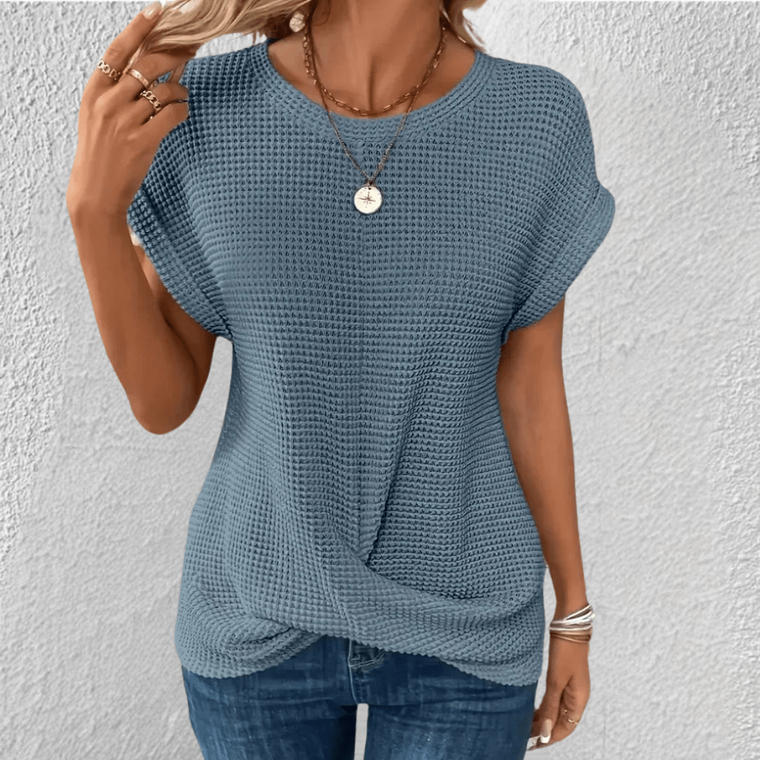 Scarlett | Trendy Twist Front Women's Top for Going Out 6