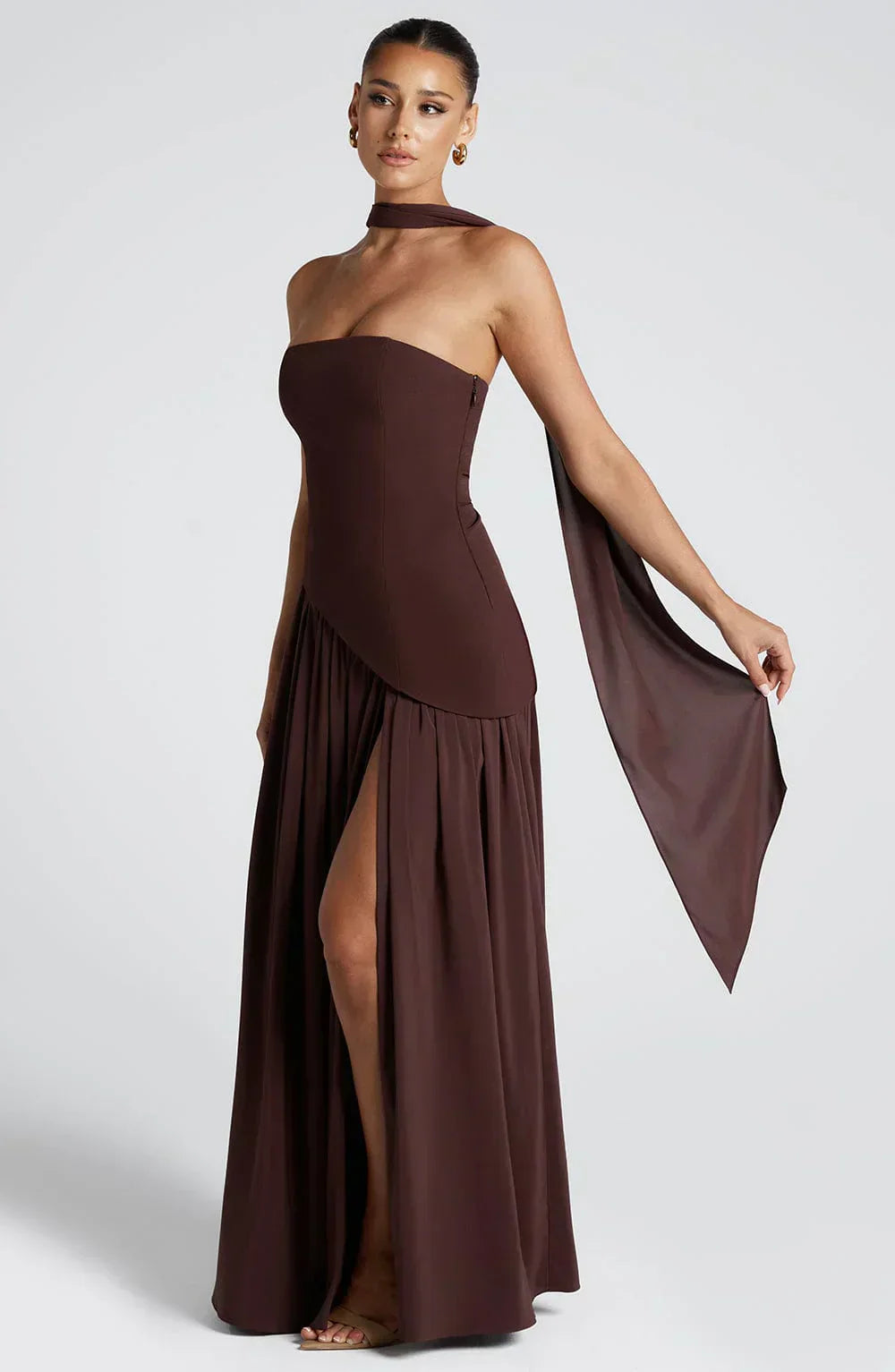 Sophia | Elegant Asymmetric Maxi Dress for Wedding Guests 9