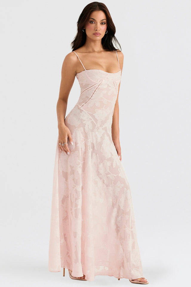 Sophia | Elegant Floral Summer Maxi Dress for Wedding Guests 0