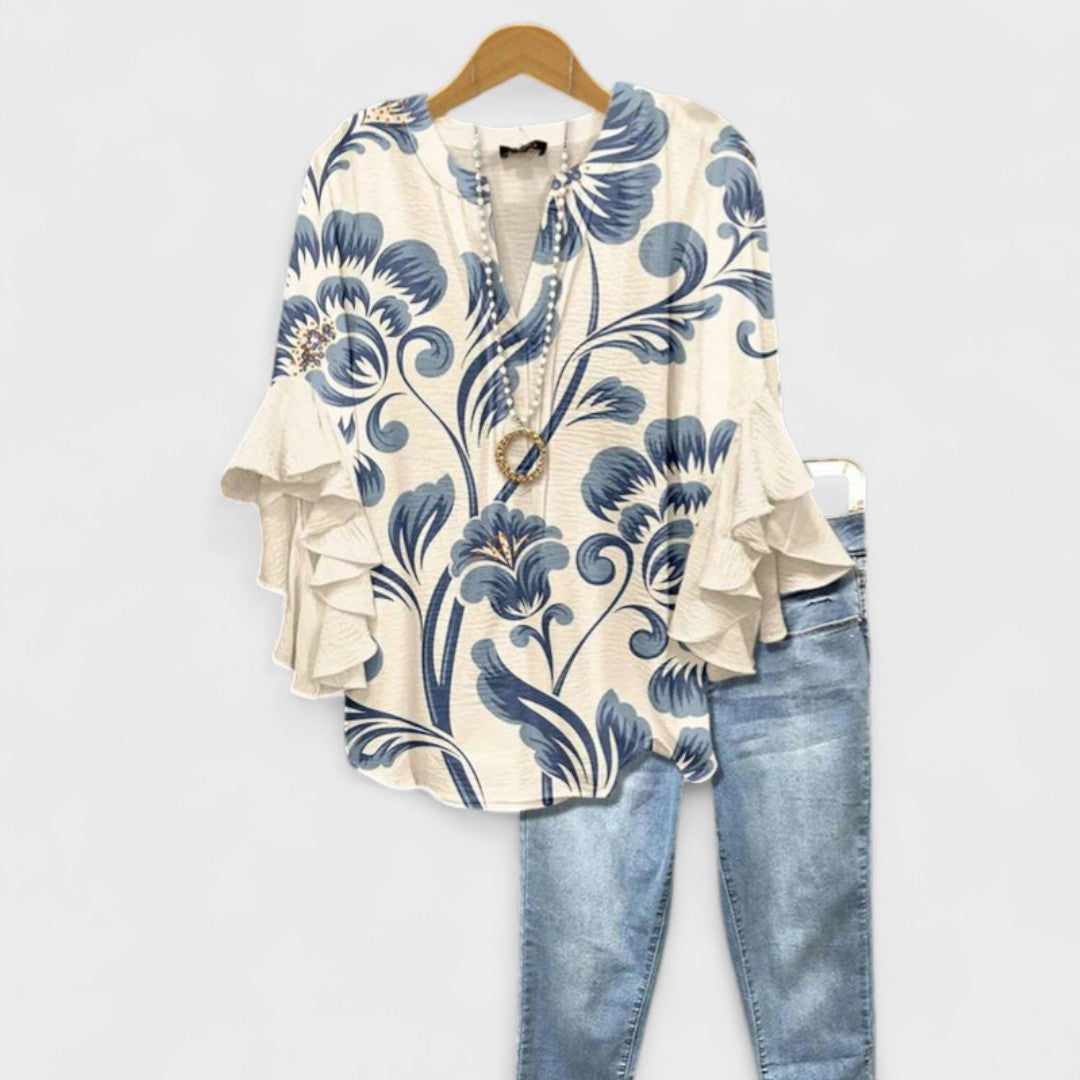 Sophie | Airy Elegant Plus Size Blouse for Summer 0