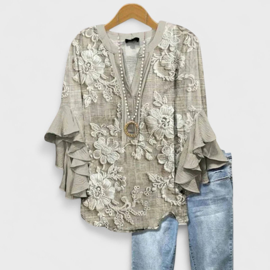 Sophie | Airy Elegant Plus Size Blouse for Summer 7