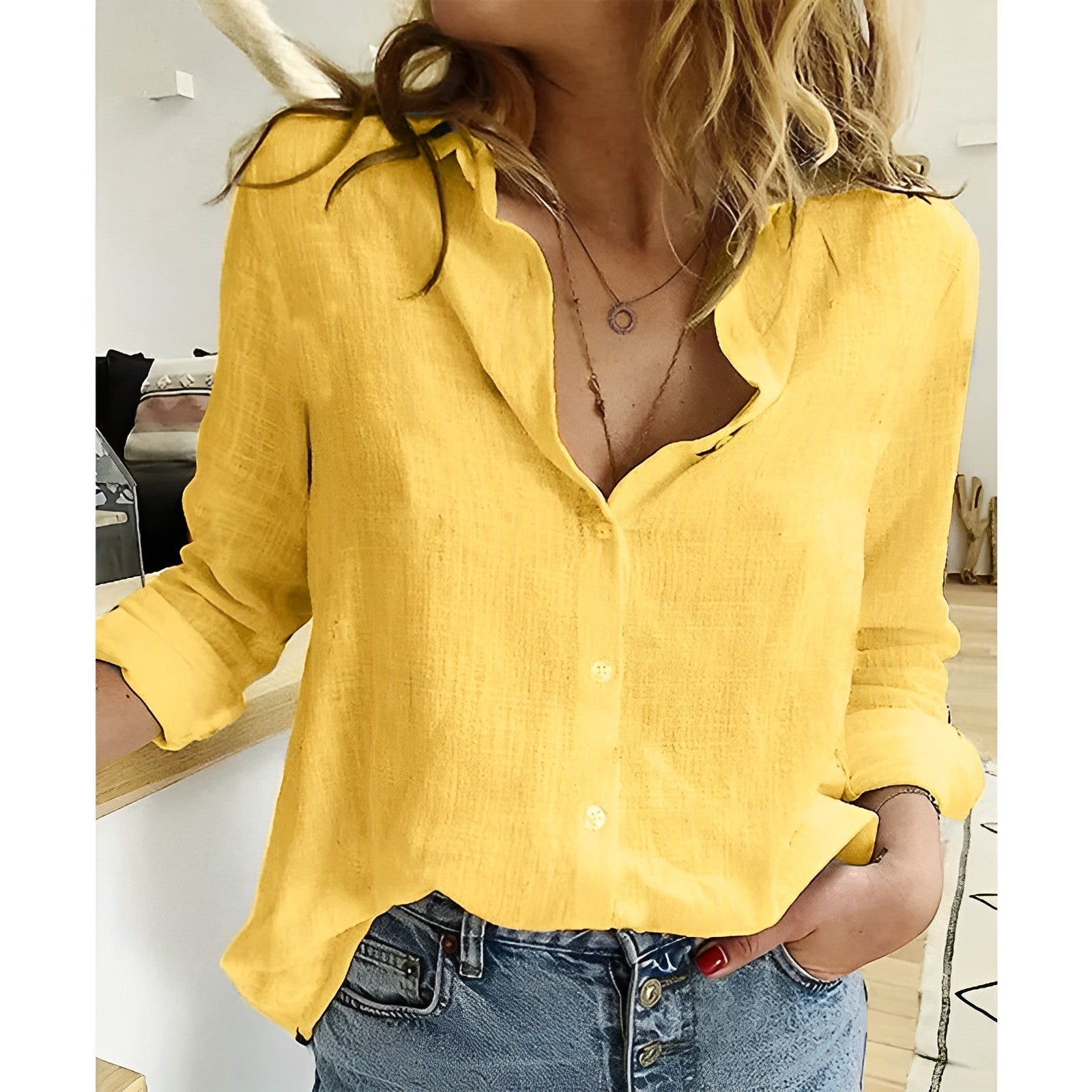 Sophie | Breezy Relaxed Fit Womens Blouse 5