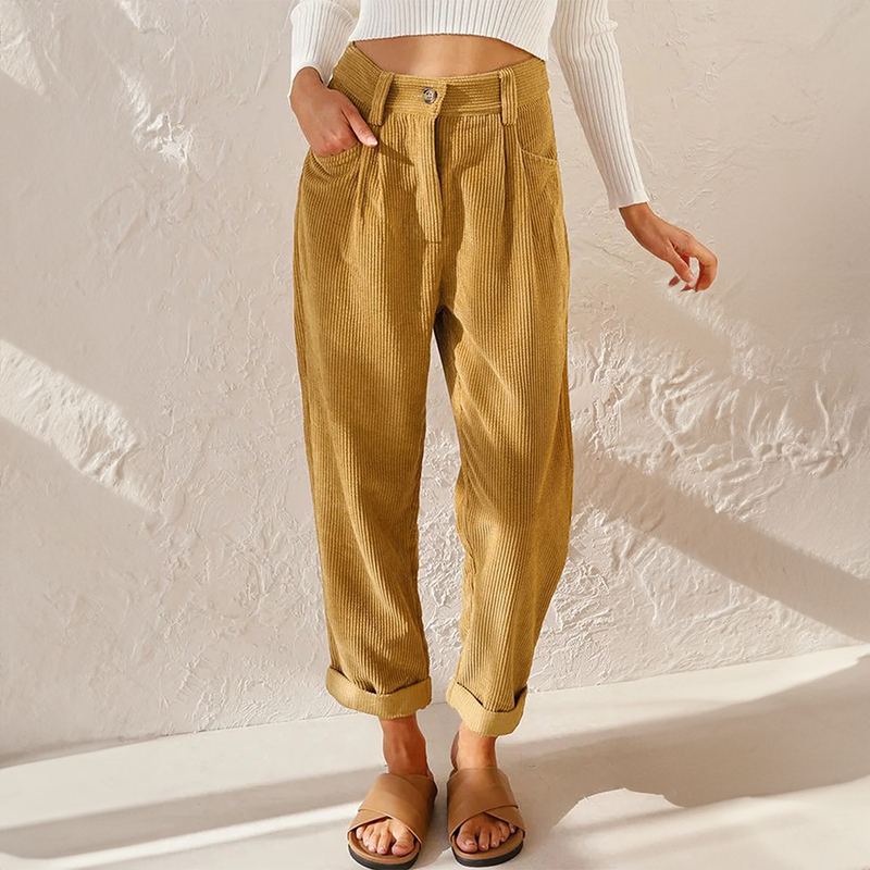 Sophie | Chic High Waist Wide Leg Pants 0