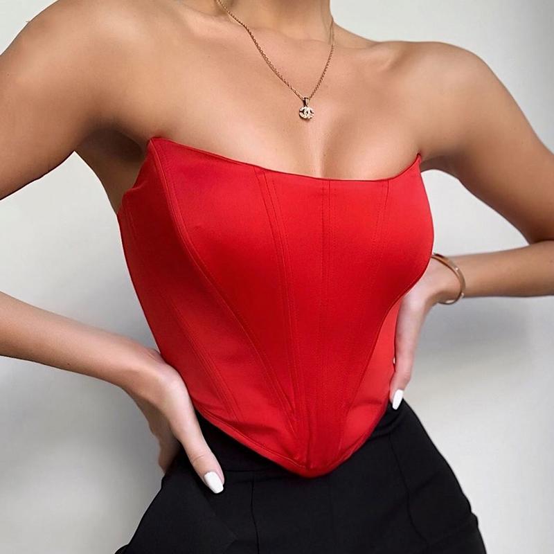 Sophie | Chic Strapless Fitted Womens Top for Going Out 2
