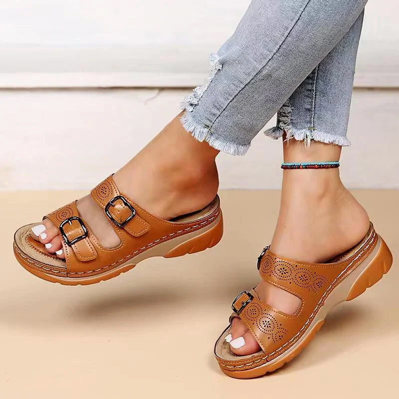 Sophie | Comfortable Adjustable Women's Sandals with Open-Toe Design 0
