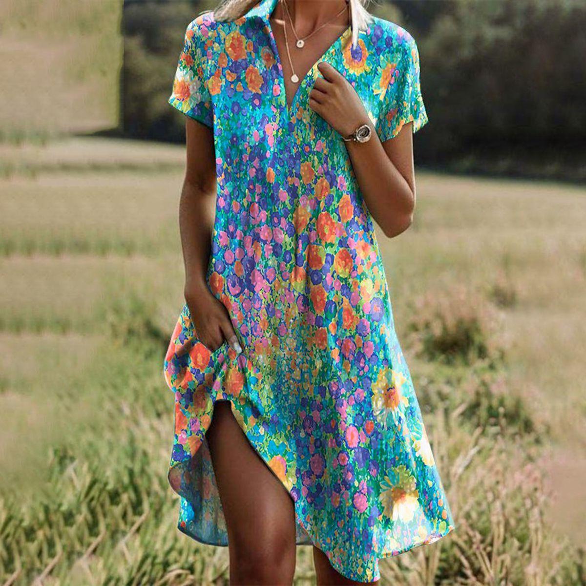 Sophie | Elegant Bohemian Summer Dress for Women 0