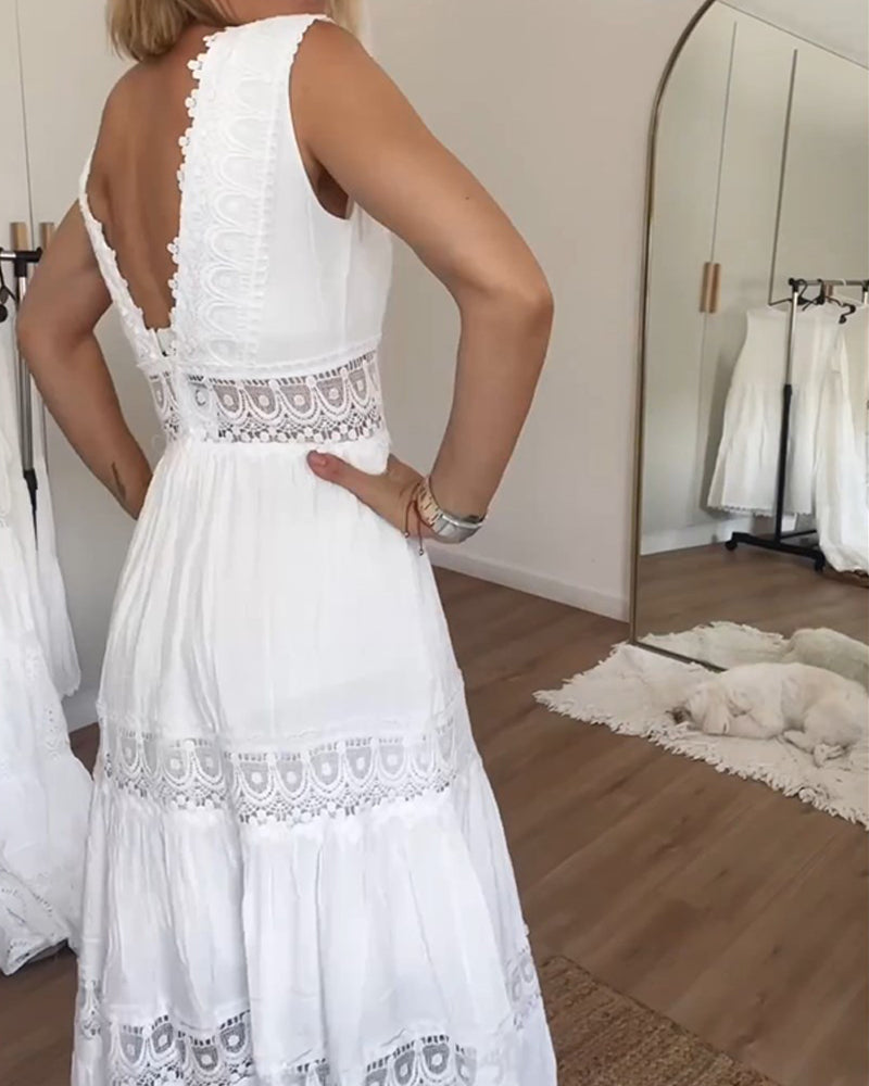 Sophie | Elegant Boho Sleeveless Summer Dress 2