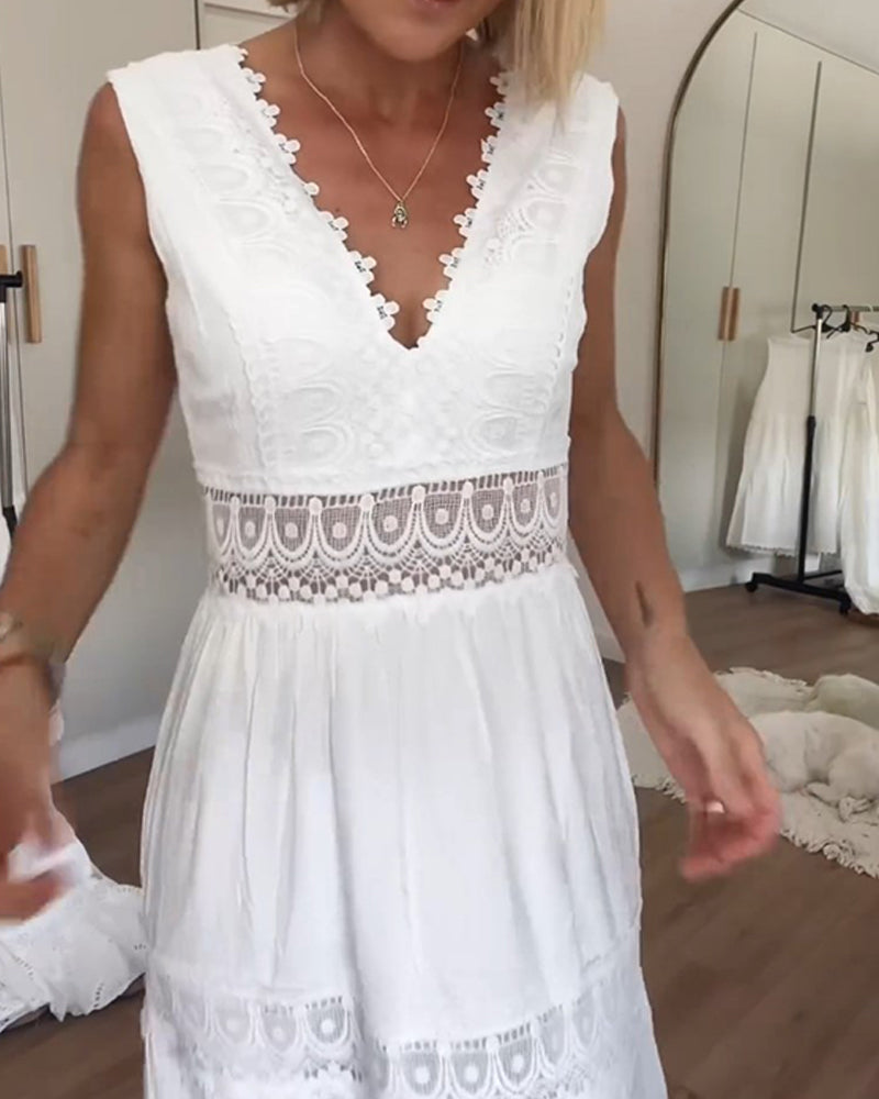 Sophie | Elegant Boho Sleeveless Summer Dress 3