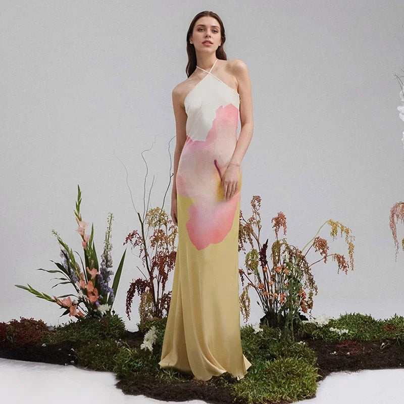 Sophie | Elegant Floral One-Shoulder Summer Dress 1