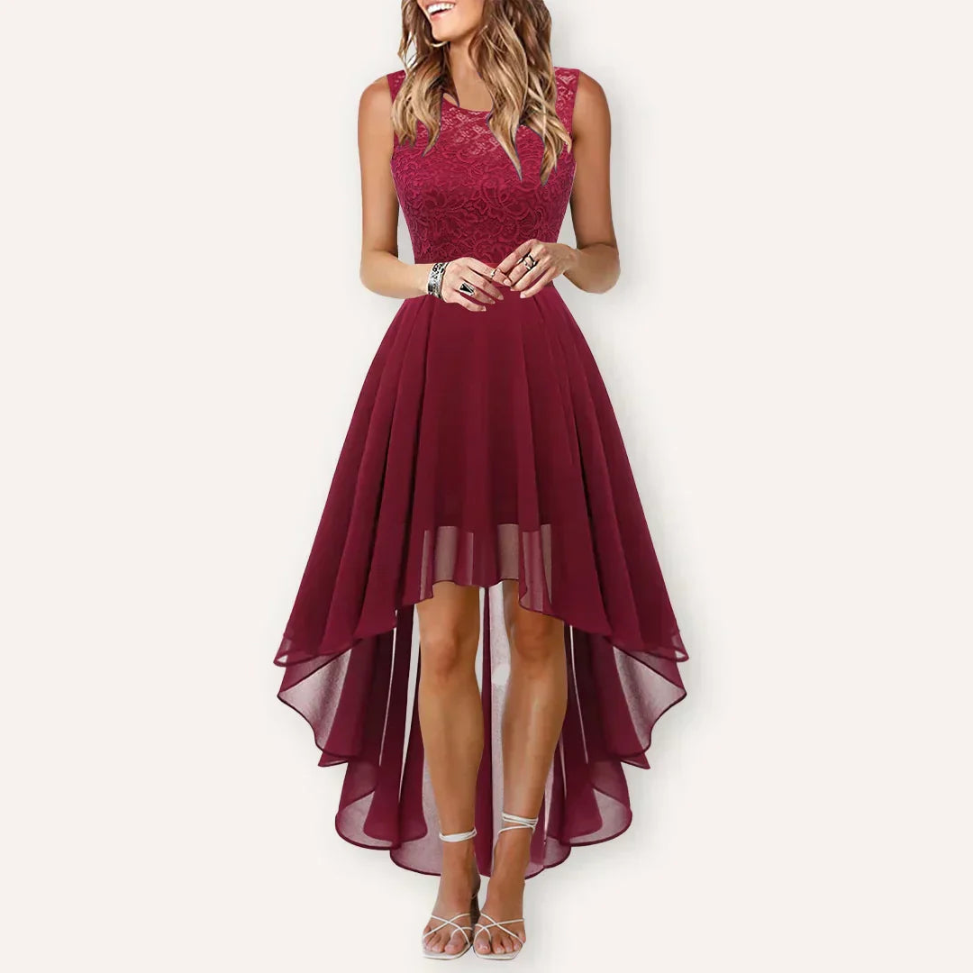 Sophie | Elegant High Low Plus Size Dress for Wedding Guests 2