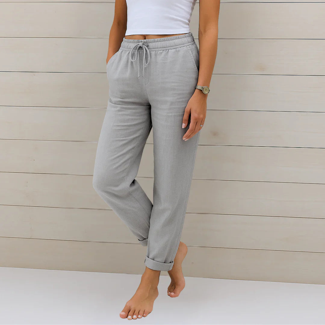 Sophie | Elegant Lightweight Linen Pants for Women 4