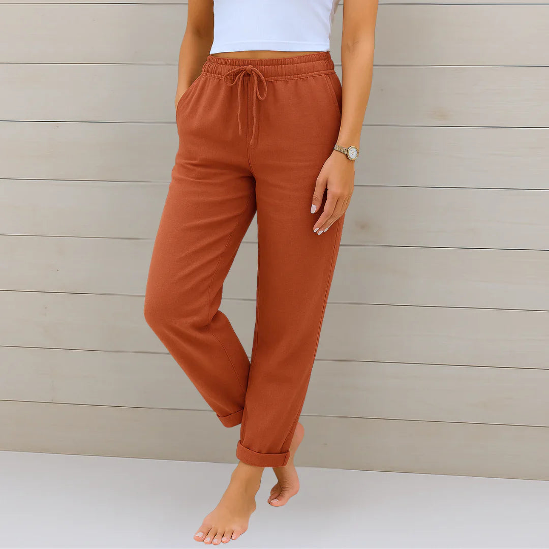 Sophie | Elegant Lightweight Linen Pants for Women 5