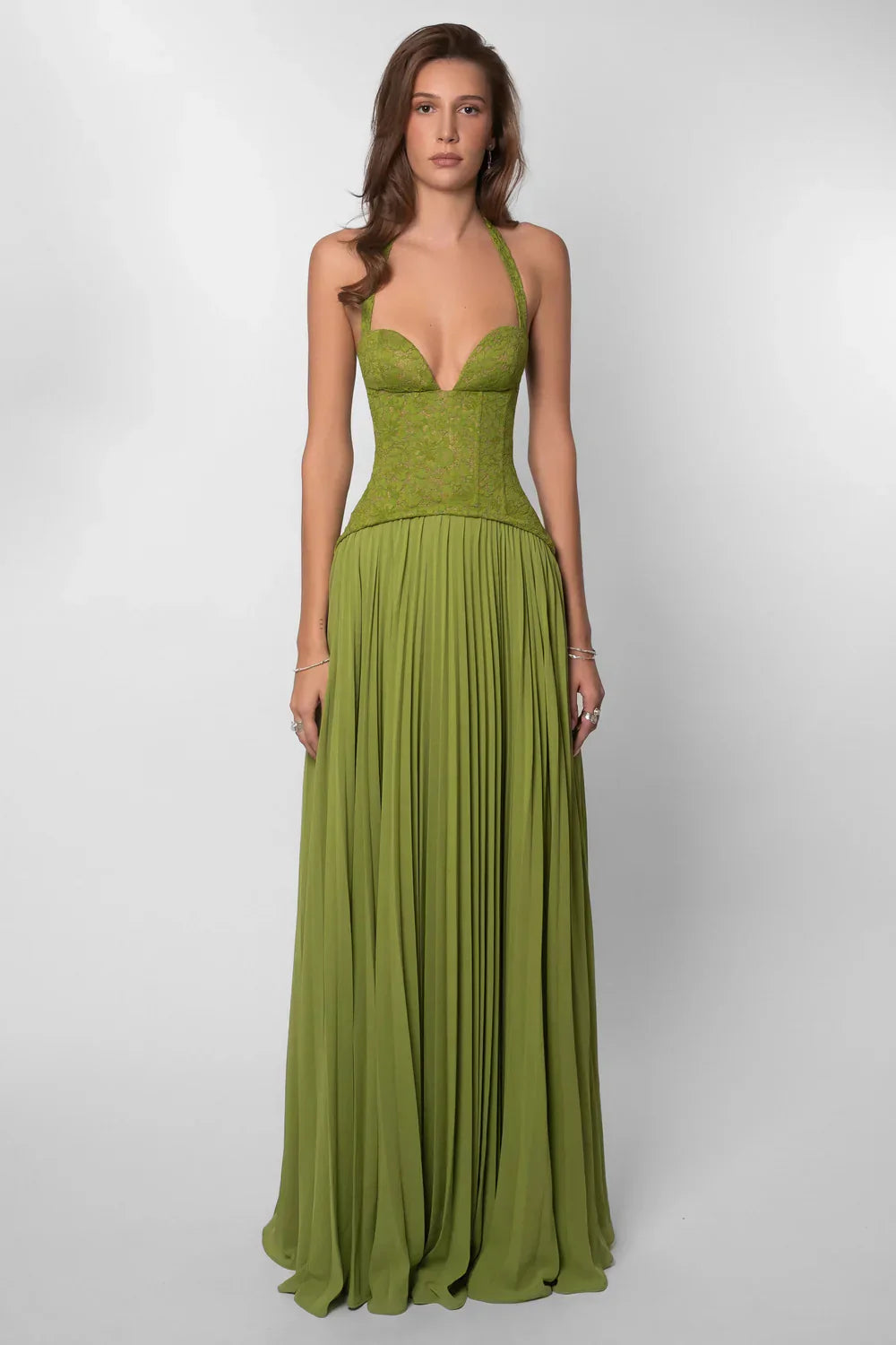 Sophie | Elegant Pleated Maxi Summer Wedding Guest Dress 3