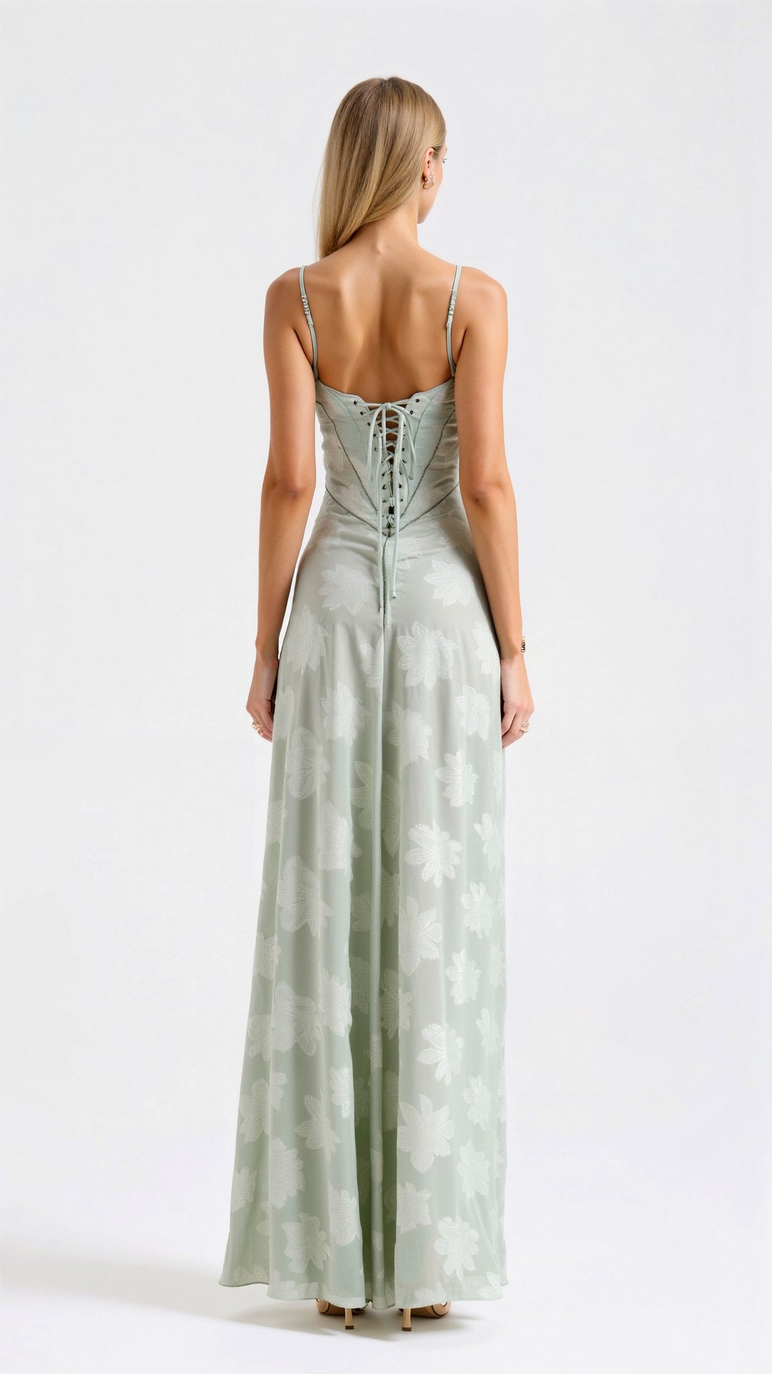 Sophie | Elegant Structured Long Sleeve Maxi Dress for Women 6