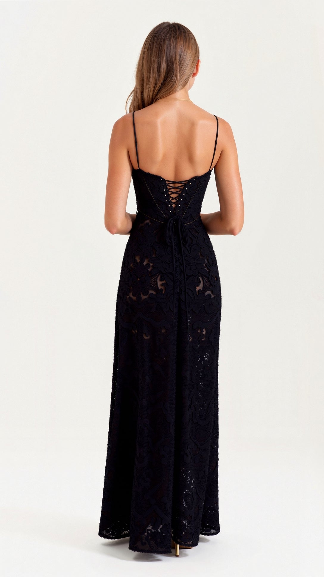 Sophie | Elegant Structured Long Sleeve Maxi Dress for Women 7