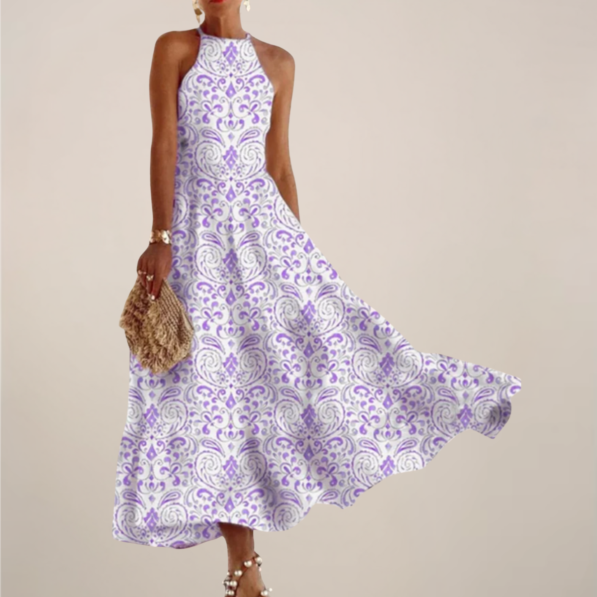 Sophie | Elegant Vibrant A-Line Maxi Dress for Women 1