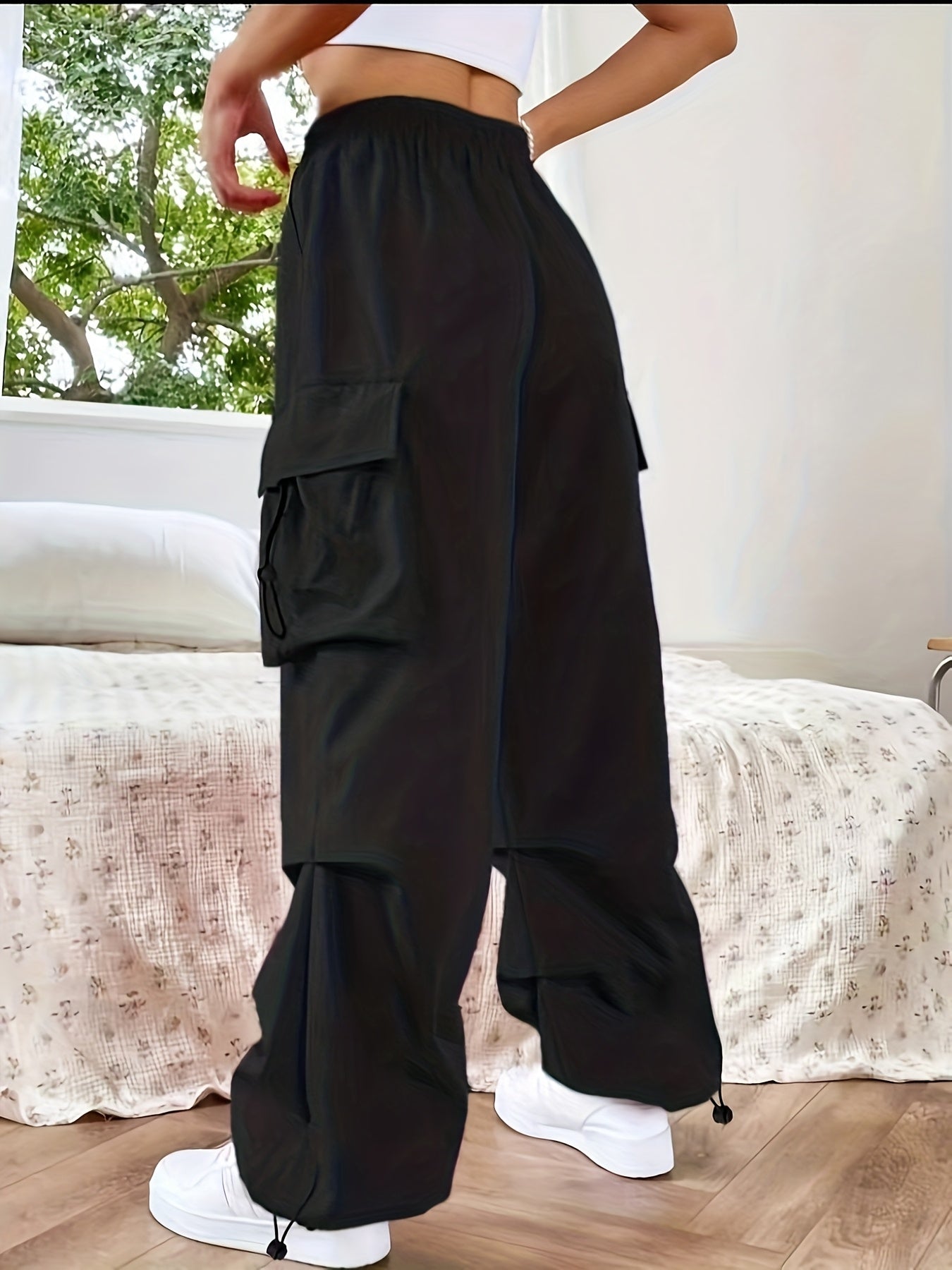 Sophie | Relaxed Wide Leg Cargo Pants for Women 2