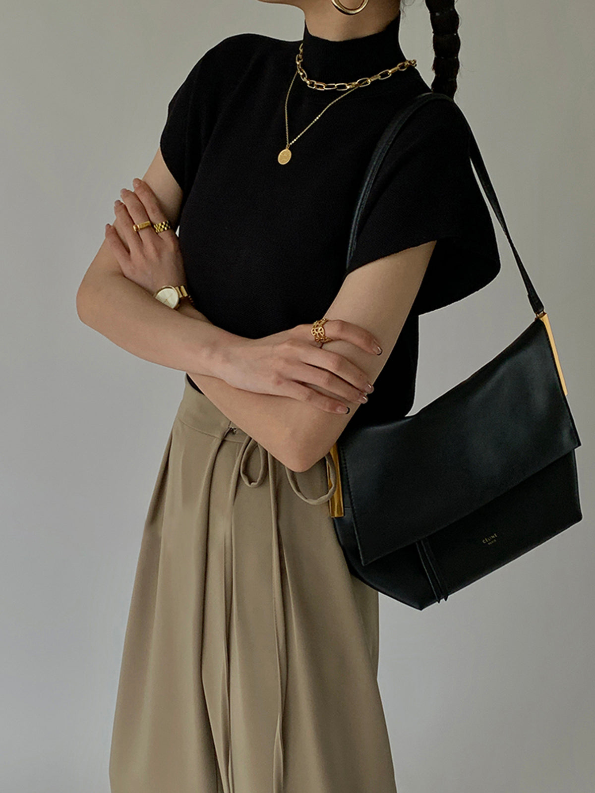 Sophie | Stylish Elegant Mock Neck Women's Top for Summer 2