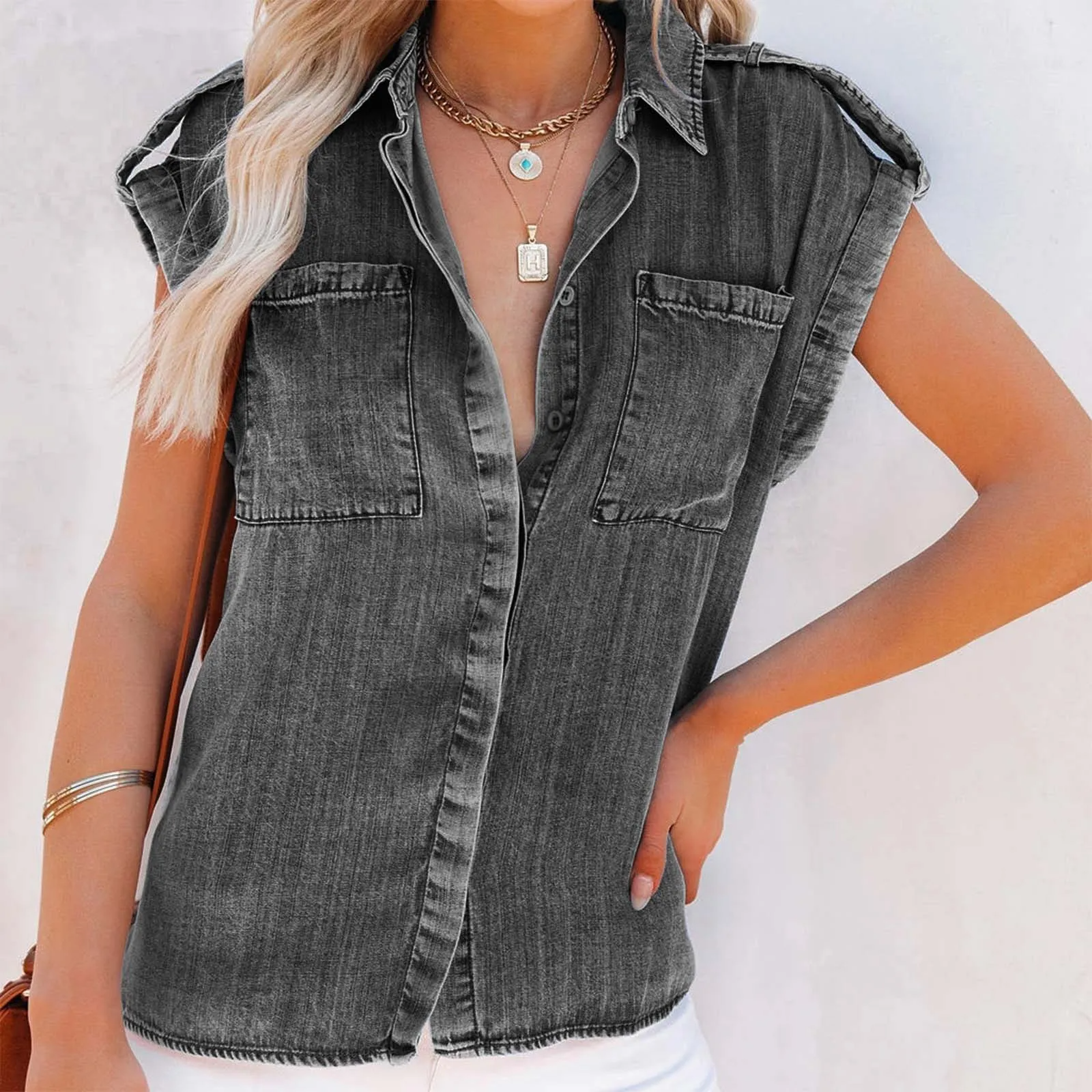 Sophie | Stylish Lightweight Denim Vest for Women 5