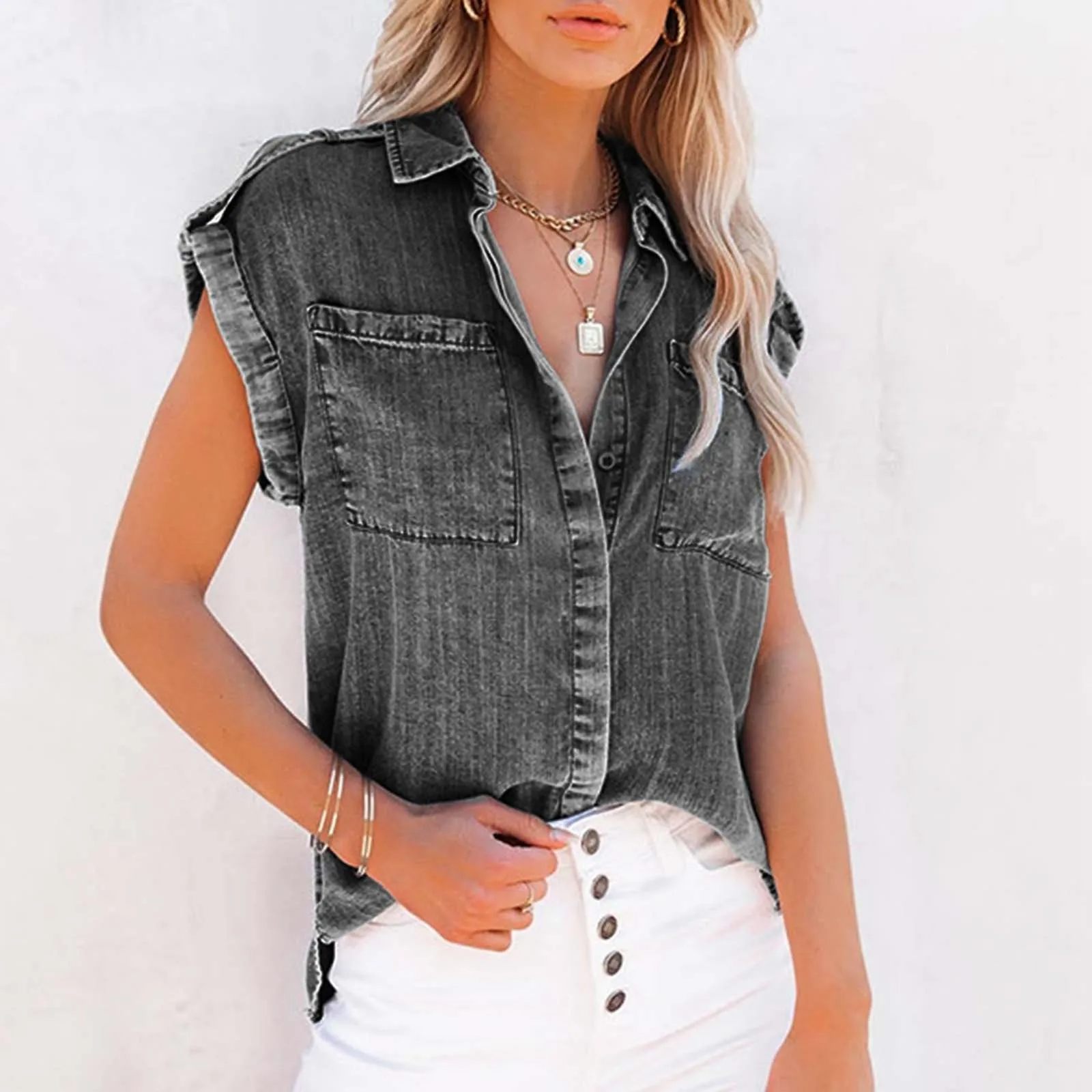 Sophie | Stylish Lightweight Denim Vest for Women 6