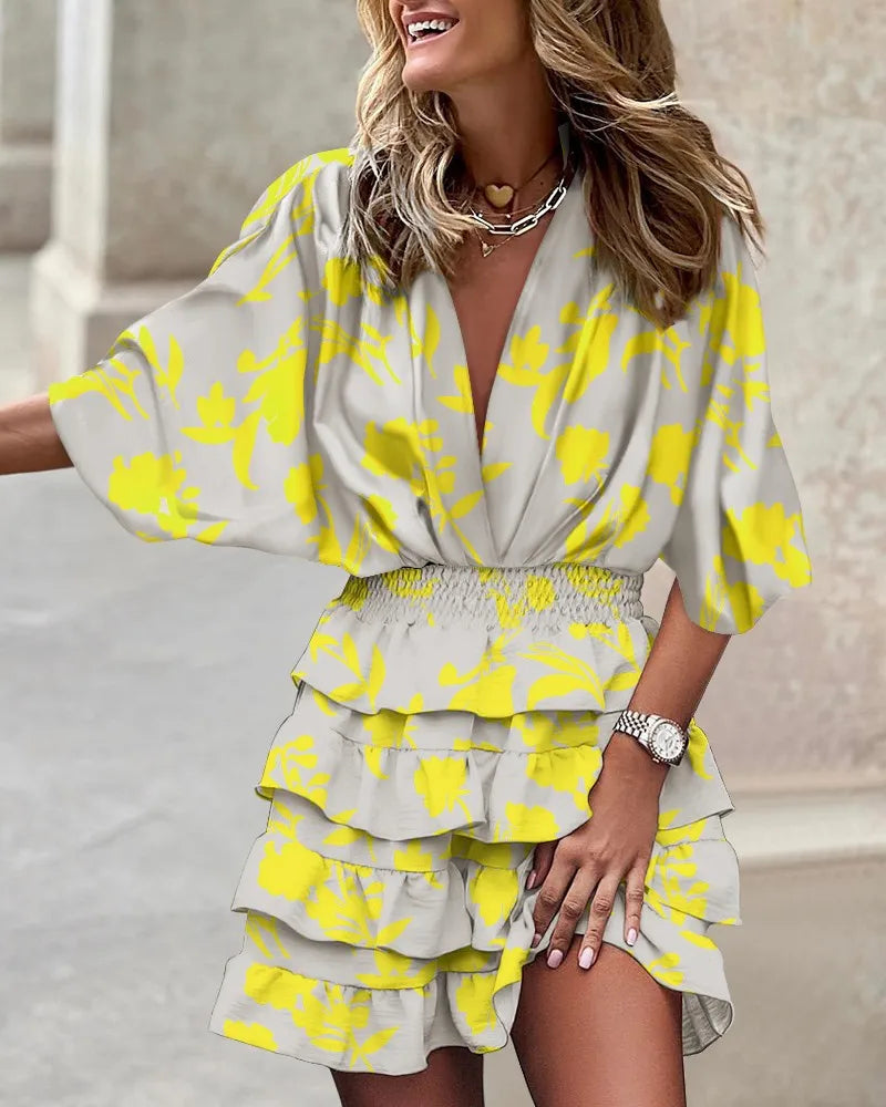 Sophie | Vibrant Bohemian Summer Dress 0
