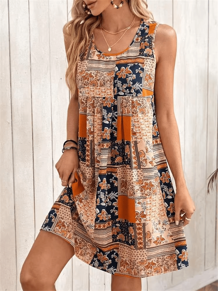 Sophie | Vibrant Bohemian Summer Dress 0