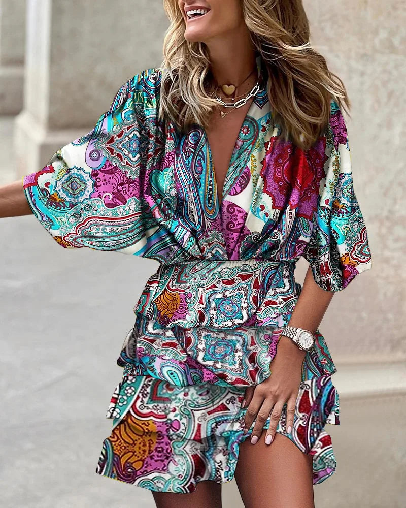 Sophie | Vibrant Bohemian Summer Dress 5