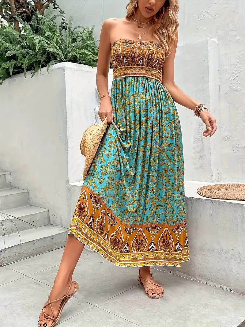 Sophie | Vibrant Floral Summer Maxi Dress 1